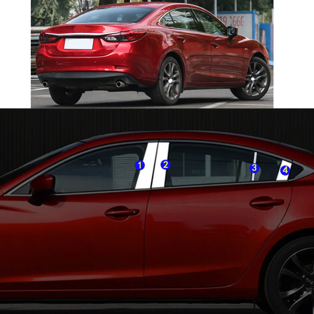 Car Sticker Garnish Pillar Window Middle Strip Trim Frame Hoods For Mazda 6 Mazda6 Atenza 2014 2015 2016 2017 2018
Car Sticker Garnish Pillar Window Middle Strip Trim Frame Hoods For Mazda 6 Mazda6 Atenza 2014 2015 2016 2017 2018