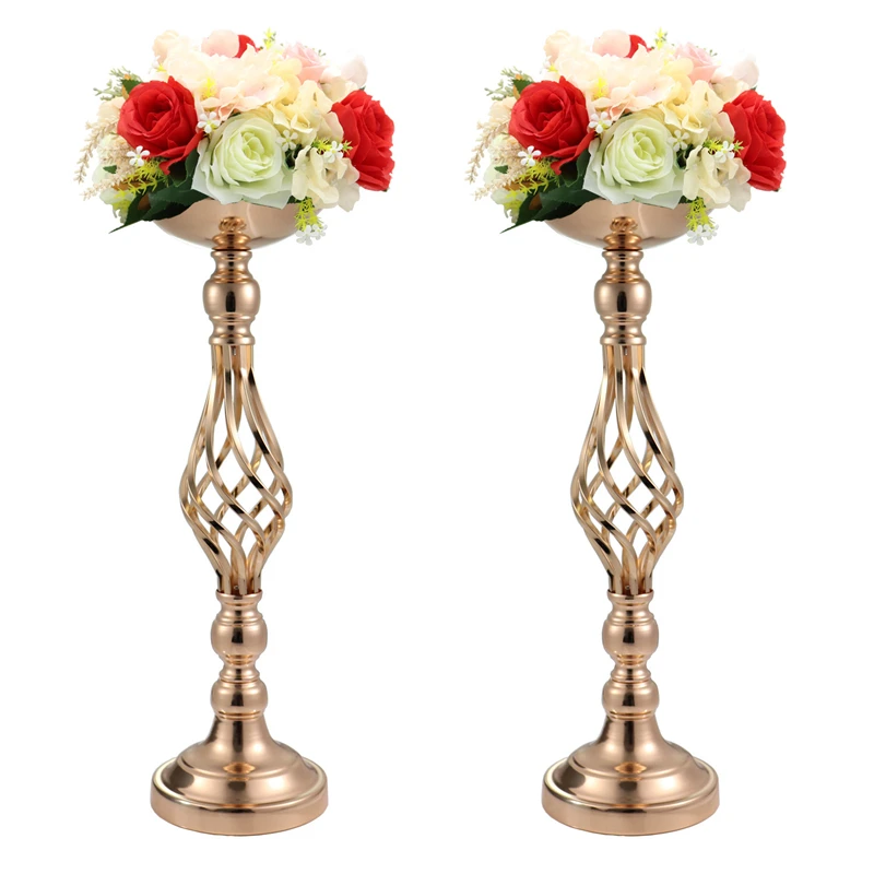 Gold Metal Flower Arrangement Stand, Table Centerpieces for Wedding, Home Decor, Thanksgiving, Set of 2
Gold Metal Flower Arrangement Stand, Table Centerpieces for Wedding, Home Decor, Thanksgiving, Set of 2
