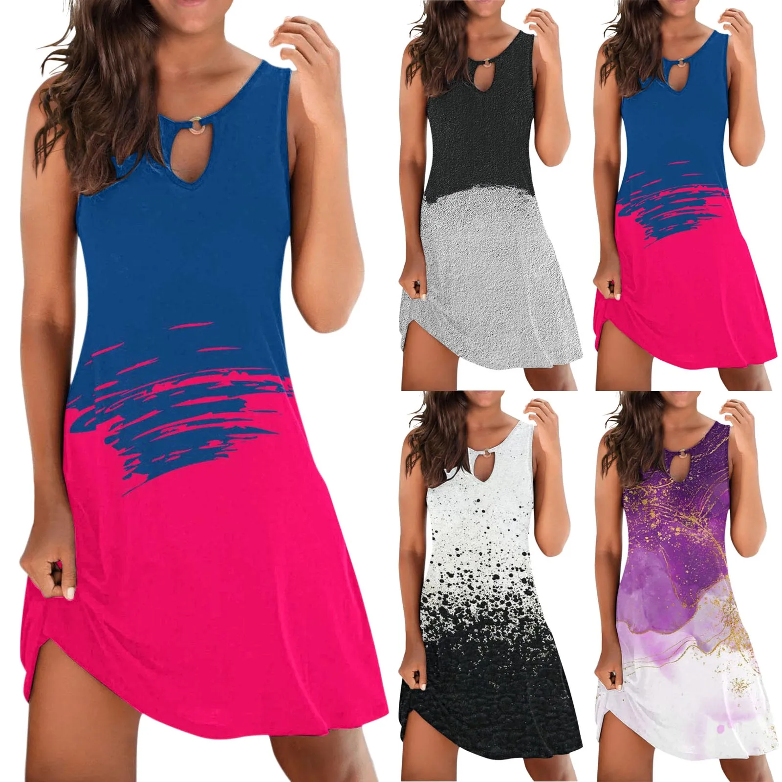 Butterfly Print Summer Dress Women Lady Elegant Halter Print Sleeveless Boho Dress Casual Beach Hollow Out Sundress Vestidos
Butterfly Print Summer Dress Women Lady Elegant Halter Print Sleeveless Boho Dress Casual Beach Hollow Out Sundress Vestidos