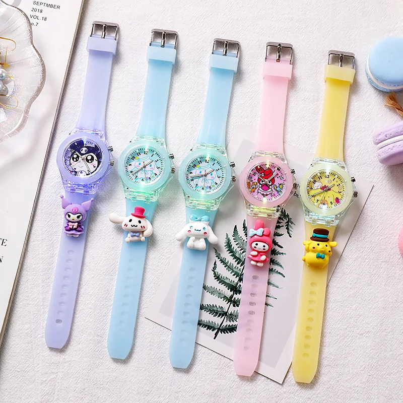 Kawaii Sanrio Kuromi Children Watch Cartoon My Melody Pointer Digital Watches Cinnamoroll Student Glow Wrist Watch Kids Gift
Kawaii Sanrio Kuromi Children Watch Cartoon My Melody Pointer Digital Watches Cinnamoroll Student Glow Wrist Watch Kids Gift