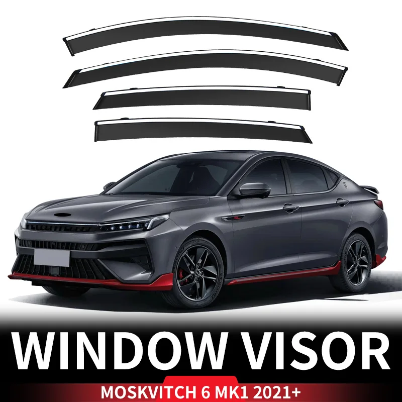 For Moskvitch 6 2021-2023 Plastic Window Visor Vent Shades Sun Rain Deflector Guard 4PCS/SE For Moskvitch 6 2021-2023
For Moskvitch 6 2021-2023 Plastic Window Visor Vent Shades Sun Rain Deflector Guard 4PCS/SE For Moskvitch 6 2021-2023