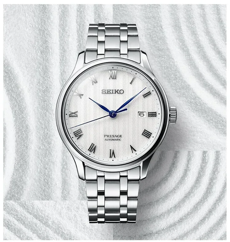 

Original Japan SEIKO Watch Presage Automatic Mechanical Watch Men Business Leisure Stainless Steel Watchs