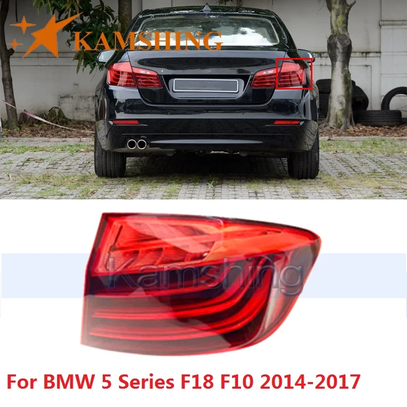

Kamshing For BMW 5 Series F18 F10 520 523 525 528 530 2014-2017 Rear LED Tail Light Brake light taillight taillamp tail lamp