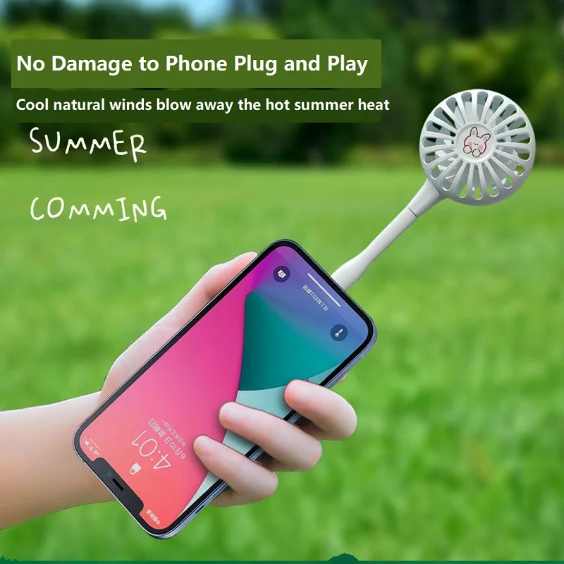 Mini Phone Fan Portable Fan Plug And Play Small Mobile Phone Fan for Type-c Iphone Fan
Mini Phone Fan Portable Fan Plug And Play Small Mobile Phone Fan for Type-c Iphone Fan