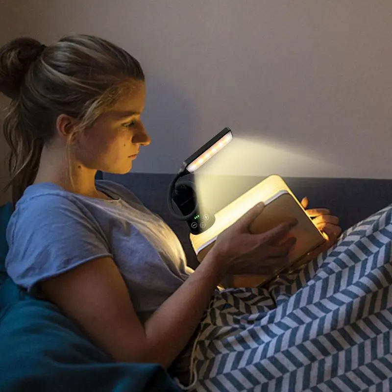 LED Book Reading Light Rechargeable Lamp Multiple Brightness Adjustments Lights With Clamps For Camping Book Lovers Travel Study
LED Book Reading Light Rechargeable Lamp Multiple Brightness Adjustments Lights With Clamps For Camping Book Lovers Travel Study