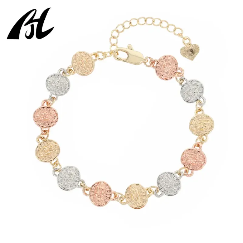 oro laminado Gold Plated Catholic Bracelets Religious Jewelry Pink Virgin Mary Bracelet Virgen de Guadalupe Bracelet
oro laminado Gold Plated Catholic Bracelets Religious Jewelry Pink Virgin Mary Bracelet Virgen de Guadalupe Bracelet