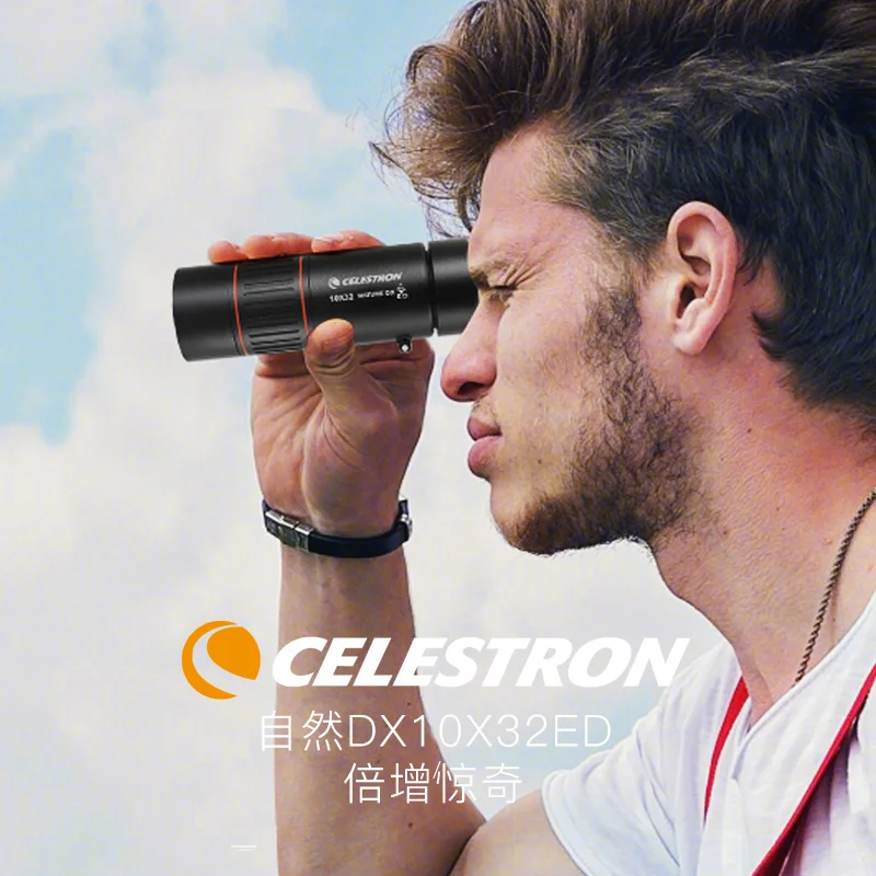 

Celestron-Nature DX Monocular Telescope, Mini Portable, IP7 Waterproof, Bak-4, FMC Fully-Optical Lense, 10x32ED