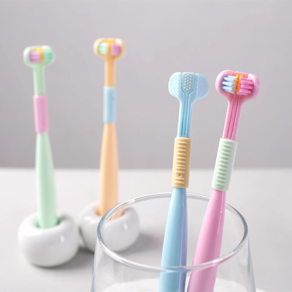 ThreeSided Soft Bristle Toothbrush Deep Oral Cleaning Teeth Brush With Tongue ScraperTeeth Cleaner For 4-12YrsChildren Oral Care
ThreeSided Soft Bristle Toothbrush Deep Oral Cleaning Teeth Brush With Tongue ScraperTeeth Cleaner For 4-12YrsChildren Oral Care