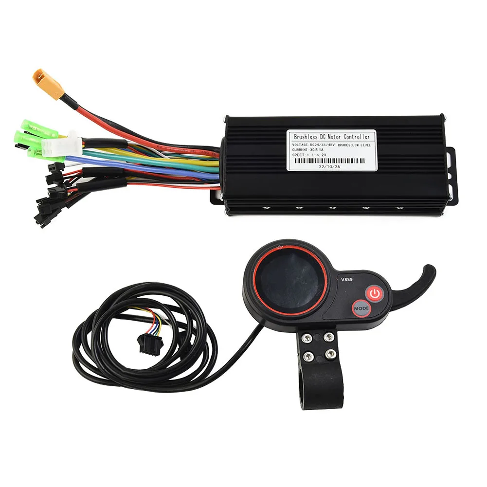 Display Controller Black Control Panel 36/48V 30A 6 Pins 750/1000W For Electric Scooter Plastic+Metal Sine Wave
Display Controller Black Control Panel 36/48V 30A 6 Pins 750/1000W For Electric Scooter Plastic+Metal Sine Wave