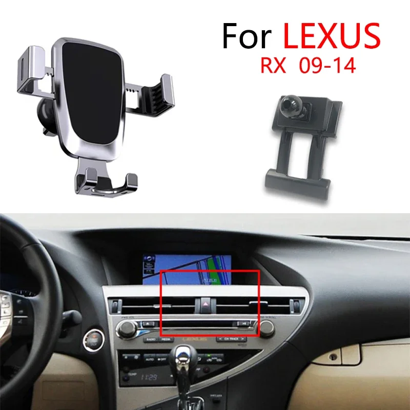 For LEXUS RX 2009 2010-2013 2014 Phone Car Holder GPS Gravity Navigation Holder Custom Air Outlet Stands Base Car Accessories
For LEXUS RX 2009 2010-2013 2014 Phone Car Holder GPS Gravity Navigation Holder Custom Air Outlet Stands Base Car Accessories