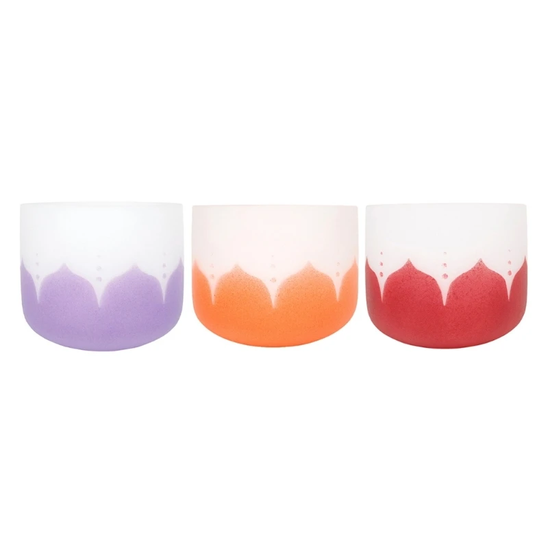 8In Crystal Singing Bowls Yoga Bowls Sets with Leather Hammer Round Rubber Rings
8In Crystal Singing Bowls Yoga Bowls Sets with Leather Hammer Round Rubber Rings