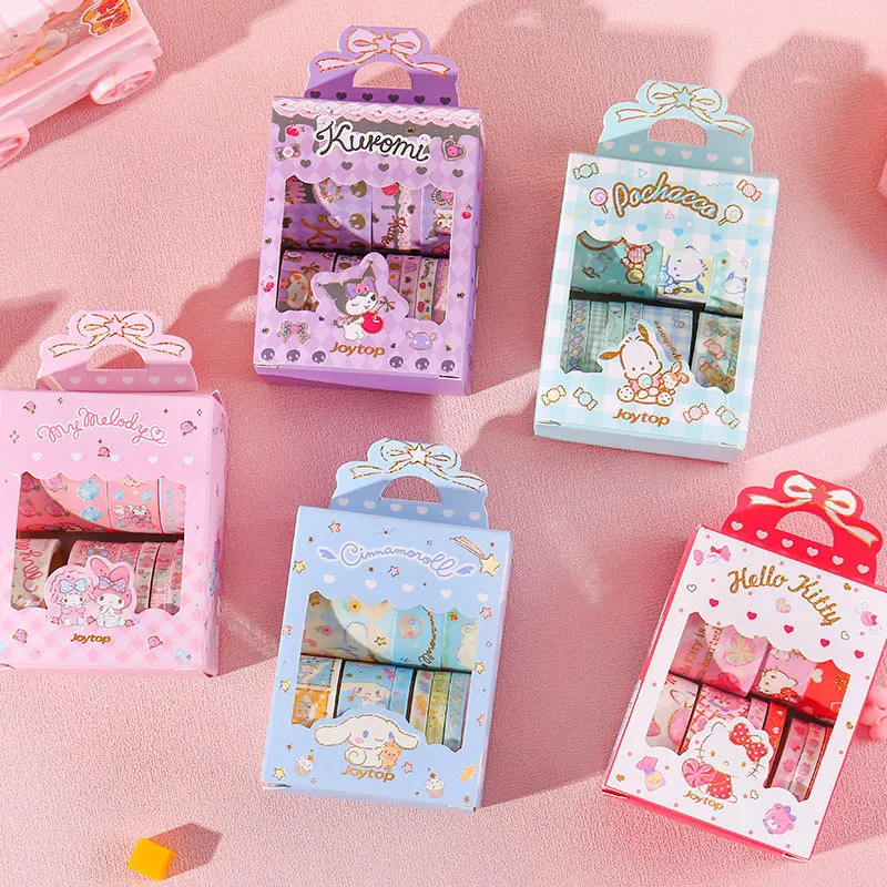 1/4box Sanrio Washi Tape 10 Rolls Hello Kitty Kuromi Cinnamoroll Diy Decorative Adhesive Tape Sticker School Supplies Stationery
1/4box Sanrio Washi Tape 10 Rolls Hello Kitty Kuromi Cinnamoroll Diy Decorative Adhesive Tape Sticker School Supplies Stationery