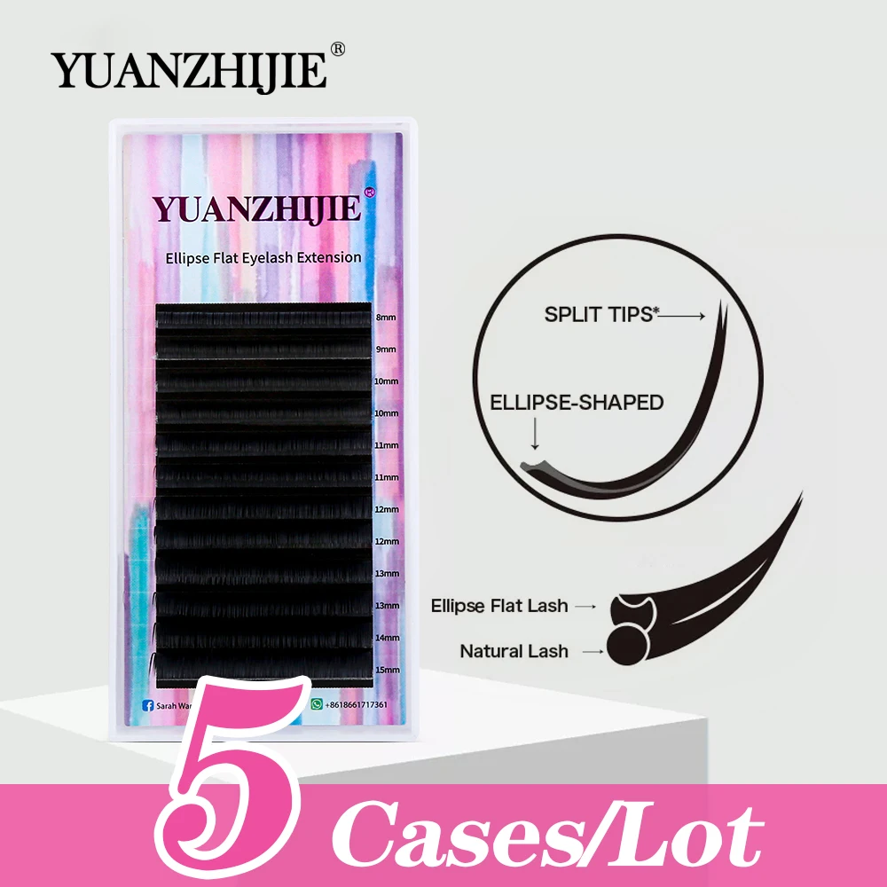 5cases/lot YUANZHIJIE Soft Matte Flat Ellipse False Eyelash Wholesale Cashmere Faux Mink Ellipse False Eyelash Extensions
5cases/lot YUANZHIJIE Soft Matte Flat Ellipse False Eyelash Wholesale Cashmere Faux Mink Ellipse False Eyelash Extensions