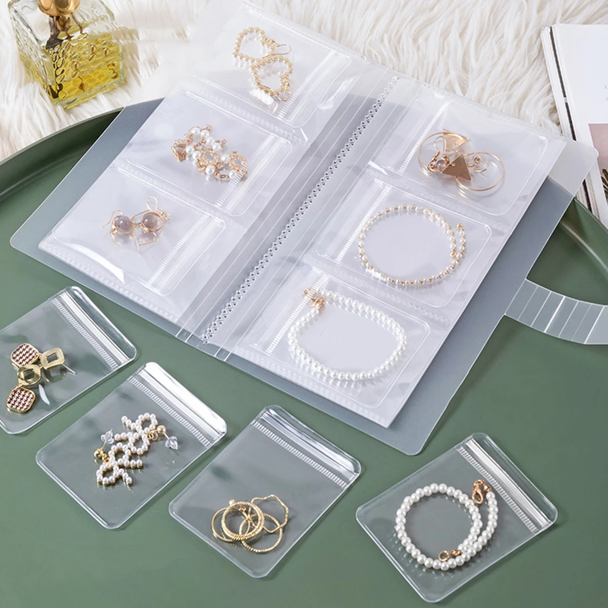 New Jewelry Necklace Earring Holder Bag Portable Water-proof Antioxidant Credit Card Photo Storage Book Bag Stationery Organizer
New Jewelry Necklace Earring Holder Bag Portable Water-proof Antioxidant Credit Card Photo Storage Book Bag Stationery Organizer