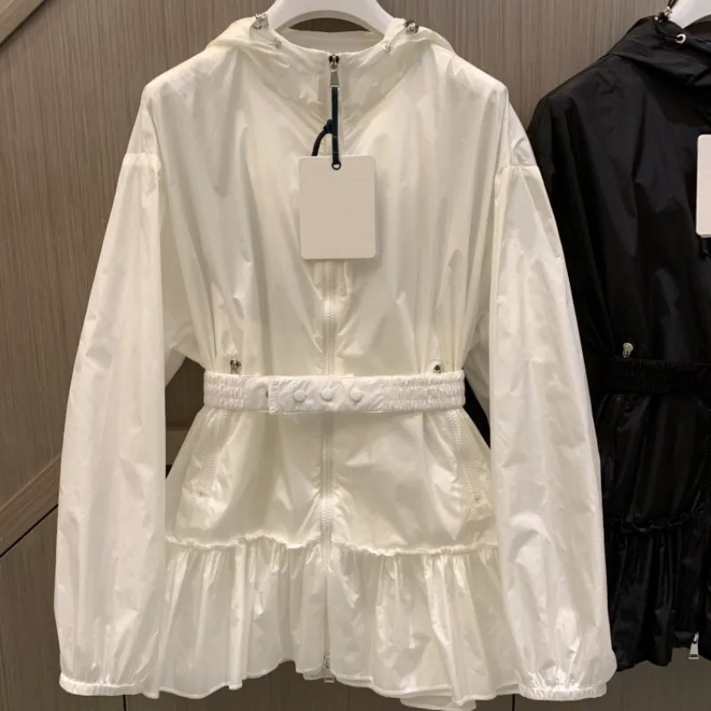 2023 Women's Clothing Fashion hemline hooded waist drawstring jacket sun clothing Autumn Winter New
2023 Women's Clothing Fashion hemline hooded waist drawstring jacket sun clothing Autumn Winter New