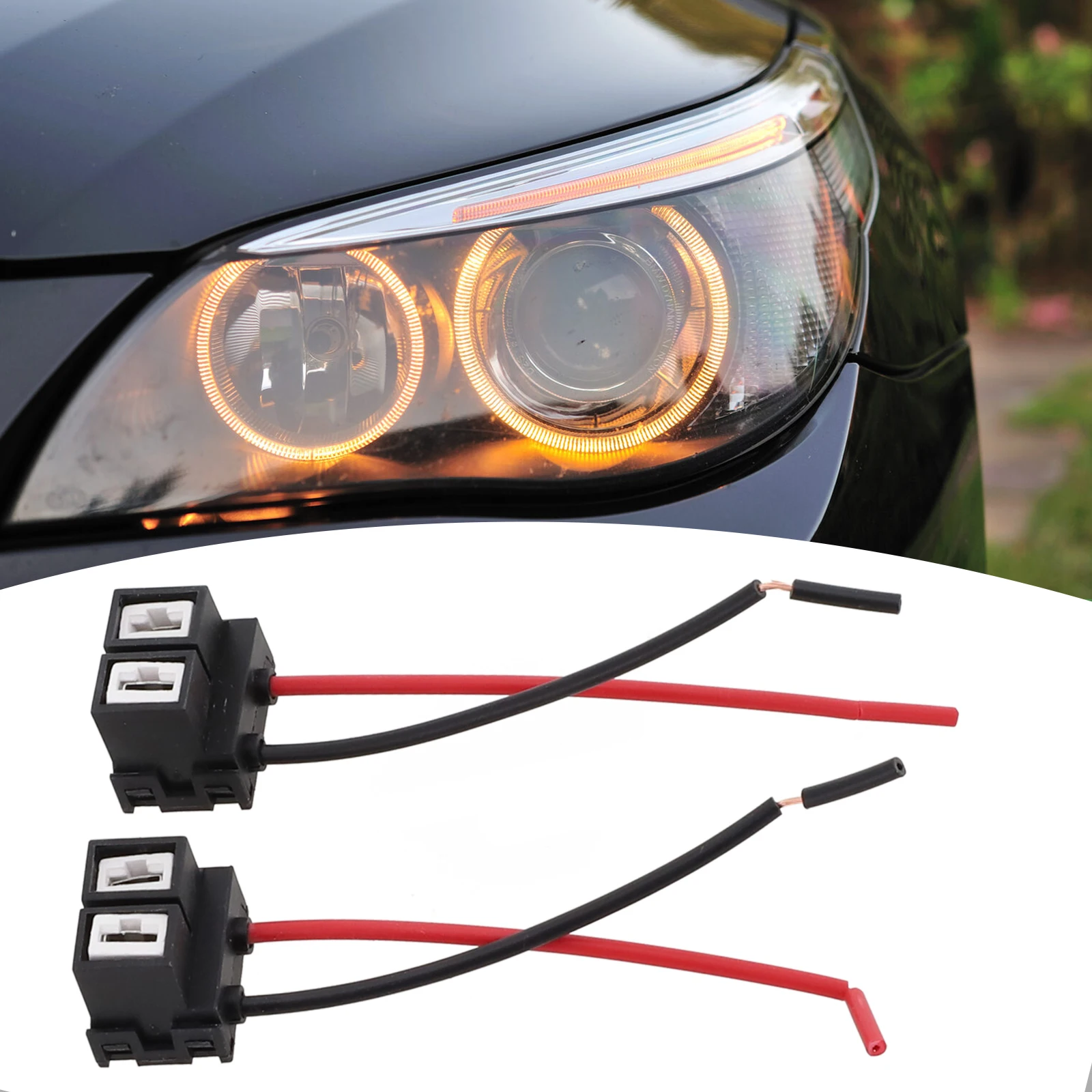 2PCS H7 Lamp Holder 15cm Automotive Wire Connector Cable Plug Universal ABS Harness Sockets ABS Accessories Plug-And-Play
2PCS H7 Lamp Holder 15cm Automotive Wire Connector Cable Plug Universal ABS Harness Sockets ABS Accessories Plug-And-Play
