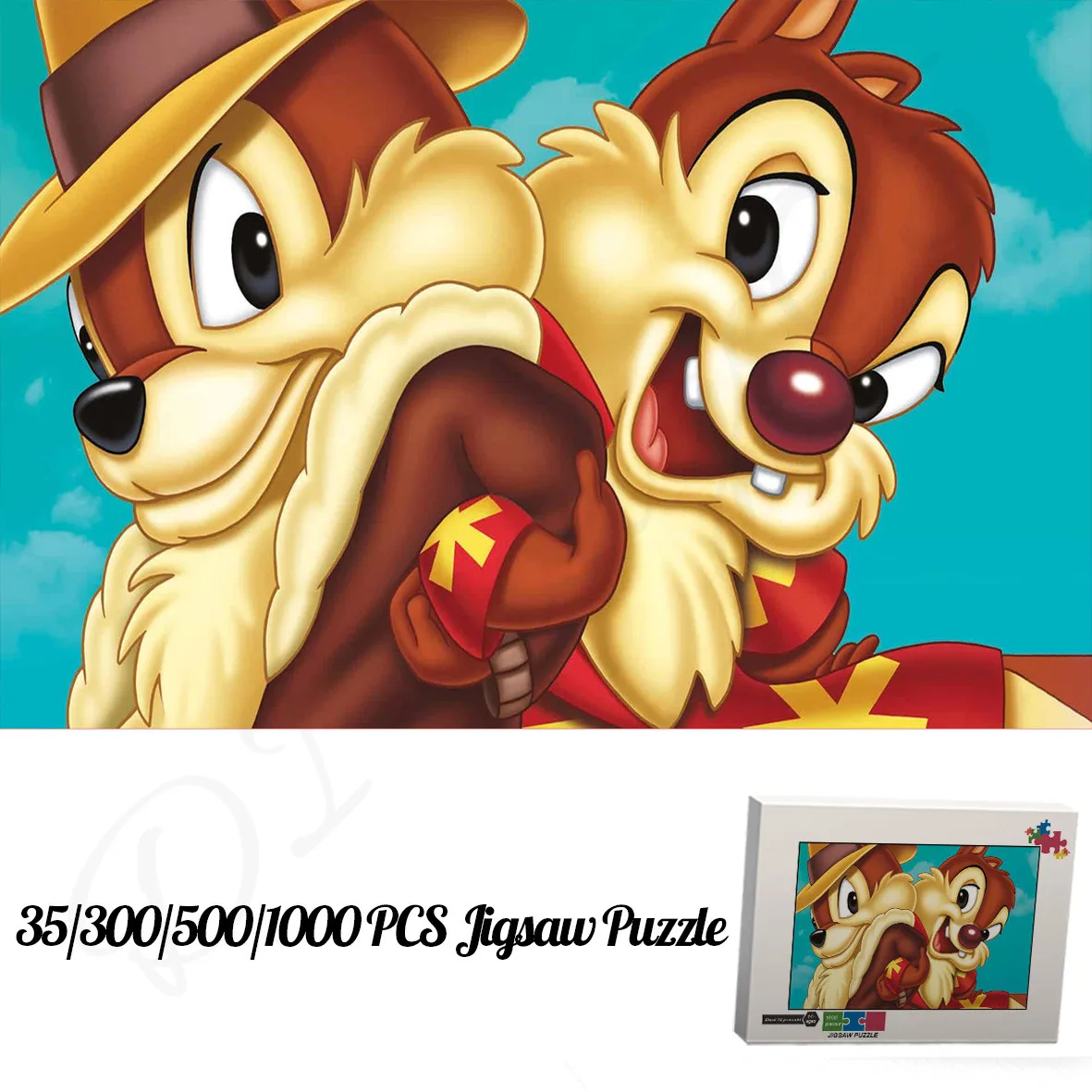 35 300 500 1000 Puzzles for Kids Disney Classic Cartoon Characters Chip 'n' Dale Wooden Jigsaw Puzzles Decompression Unique Toys
35 300 500 1000 Puzzles for Kids Disney Classic Cartoon Characters Chip 'n' Dale Wooden Jigsaw Puzzles Decompression Unique Toys