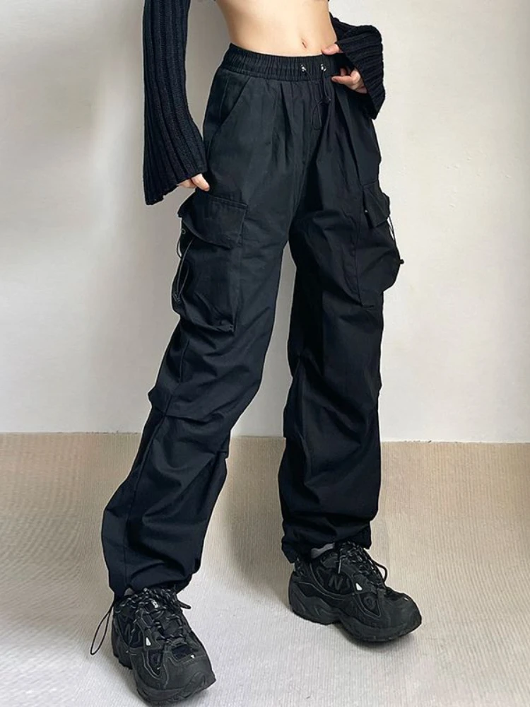 New Y2K Cargo Women Streetwear Korean Harajuku Casual Parachute Pants for Men Sweatpants Wide Leg Joggers Trousers Clothes
New Y2K Cargo Women Streetwear Korean Harajuku Casual Parachute Pants for Men Sweatpants Wide Leg Joggers Trousers Clothes