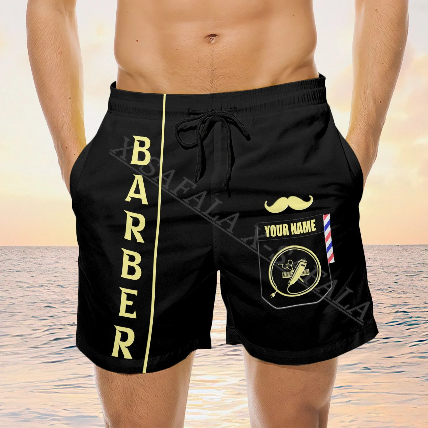 Barber Occupation Haircut Funny Customized Swimming Shorts Summer Beach Holiday Shorts Men's Swimming Pants Sports Half Pants-5
Barber Occupation Haircut Funny Customized Swimming Shorts Summer Beach Holiday Shorts Men's Swimming Pants Sports Half Pants-5