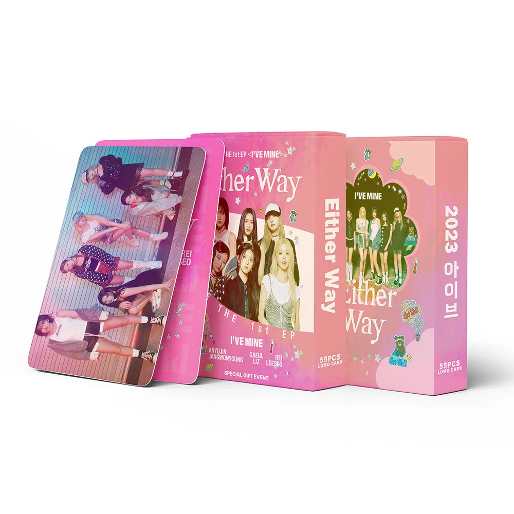 55pcs/Set NEW KPOP IVE Album I'VE MINE Lomo Card HD High Quality Print Photo Card Wonyoung Yujin Liz Gaeul Rei Leeseo Fans Gift
55pcs/Set NEW KPOP IVE Album I'VE MINE Lomo Card HD High Quality Print Photo Card Wonyoung Yujin Liz Gaeul Rei Leeseo Fans Gift