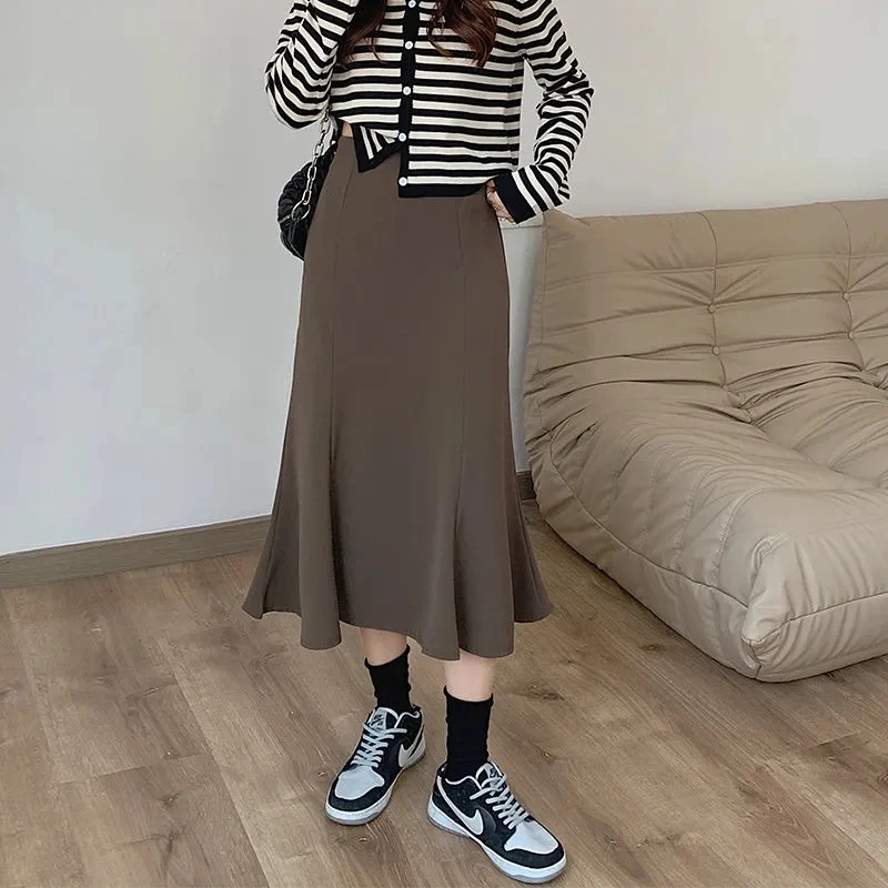 Women New High Waist Midi Skirts Back Split Ruffles Office OL Skirt Summer Fashion Package Hip Mermaid Skirts Female Jupe Femme
Women New High Waist Midi Skirts Back Split Ruffles Office OL Skirt Summer Fashion Package Hip Mermaid Skirts Female Jupe Femme