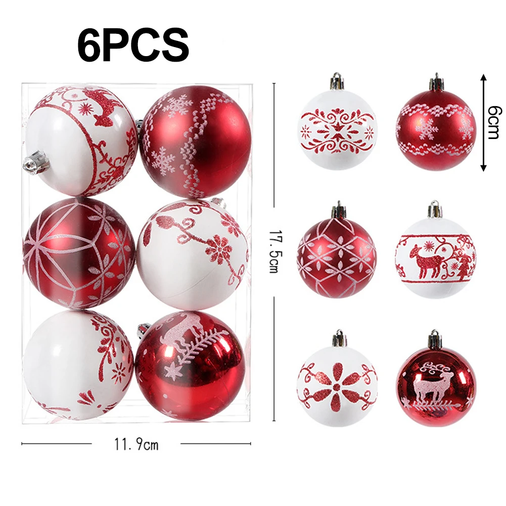 Brand New Christmas Balls Hanging Decor Party Pink Red Tree Decorations 6PCS Wedding Christmas Ball Decoration
Brand New Christmas Balls Hanging Decor Party Pink Red Tree Decorations 6PCS Wedding Christmas Ball Decoration