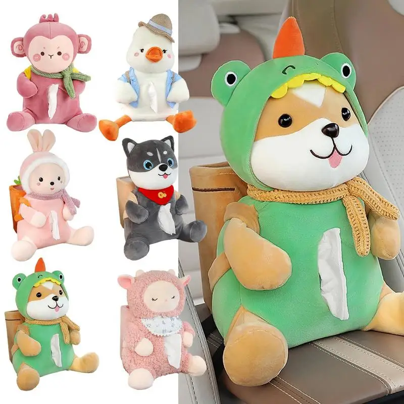 Cute Animal Car Tissue Holder Multifunction 2 In 1 Garbage Bin Tissue Dispenser Universal Car Napkin Case Auto Accessories
Cute Animal Car Tissue Holder Multifunction 2 In 1 Garbage Bin Tissue Dispenser Universal Car Napkin Case Auto Accessories