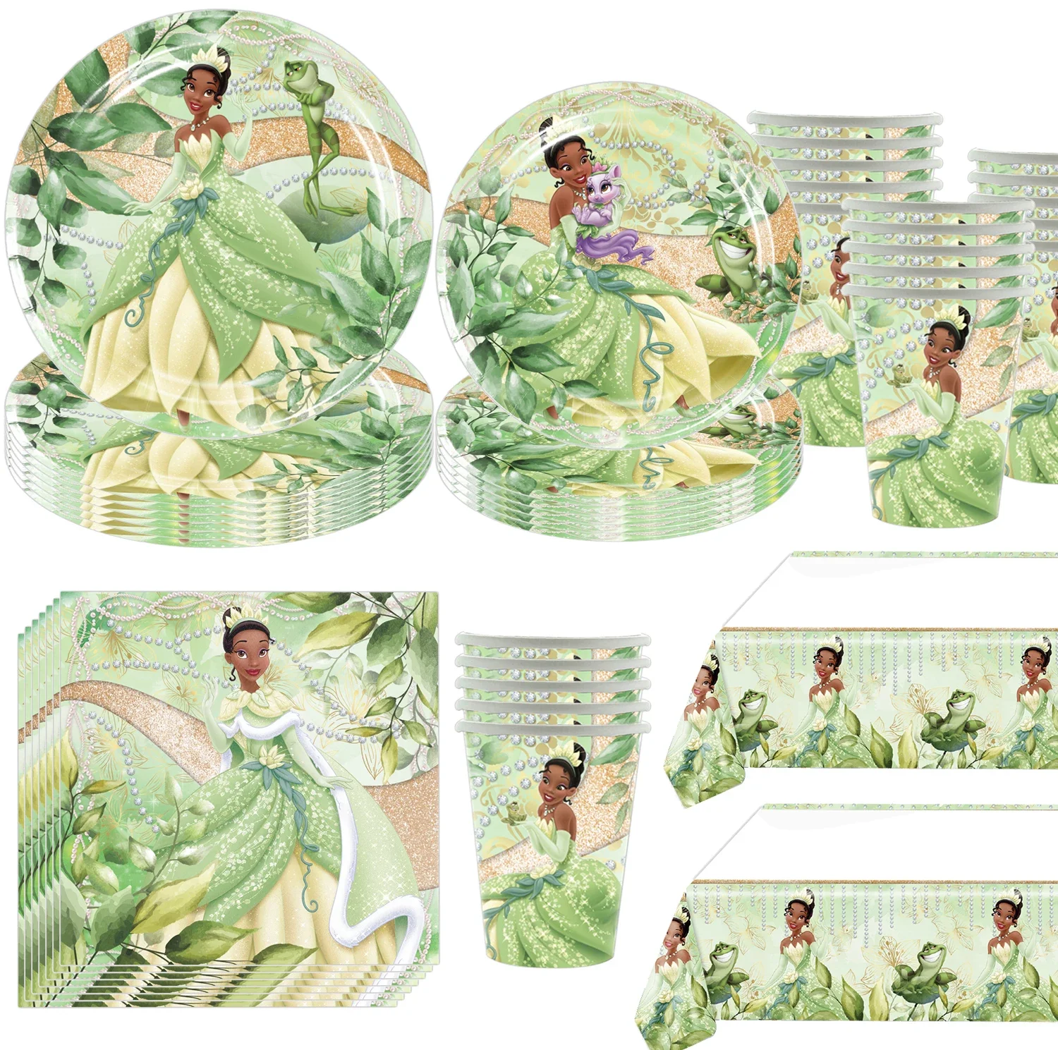 Тематическая бумага Tiana Princess, детский Декор на день рождения, товары для мероприятий, предпочтительные товары для детей, 10 человек
Тематическая бумага Tiana Princess, детский Декор на день рождения, товары для мероприятий, предпочтительные товары для детей, 10 человек