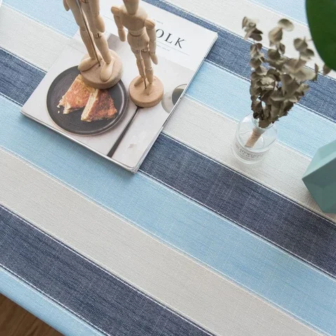 

Waterproof Stripe Rectangular Tablecloth Table Cloth Dining Table Cover Obrus Tafelkleed mantel mesa nappe