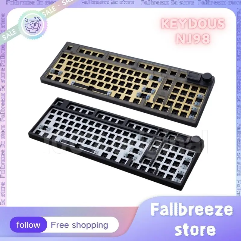 Keydous Nj98 Wireless Mechanical Keyboard Kits 3 Mode Steel Brass Plate With Knob Screen Hot Swap Mechanical Gamer Keyboard Gift
Keydous Nj98 Wireless Mechanical Keyboard Kits 3 Mode Steel Brass Plate With Knob Screen Hot Swap Mechanical Gamer Keyboard Gift