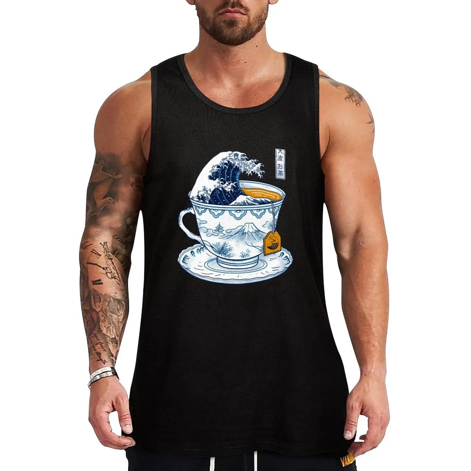 New The Great Kanagawa Tea Tank Top sleeveless shirt man gym Japanese t-shirt T-shirts men Man sleeveless shirt
New The Great Kanagawa Tea Tank Top sleeveless shirt man gym Japanese t-shirt T-shirts men Man sleeveless shirt