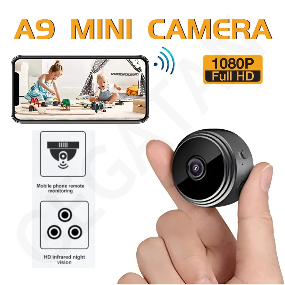 

GEGATAN A9 1080P HD Wifi Mini Camera Surveillance Cameras Sensor Camcorder Web Video Smart Home Safety Wireless Security Camera