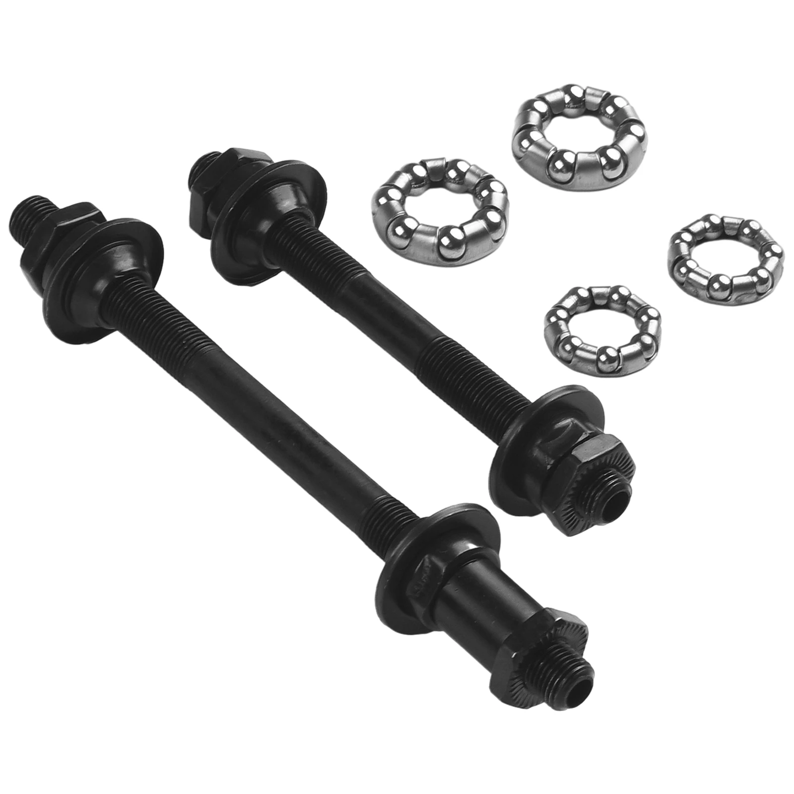 Bike Bicycle Axles Rear Front Axle Set 108mm 145mm With 1/4 3/16 Balls Bicycle Solid Shaft With Front And Rear Hub Bead Holders
Bike Bicycle Axles Rear Front Axle Set 108mm 145mm With 1/4 3/16 Balls Bicycle Solid Shaft With Front And Rear Hub Bead Holders