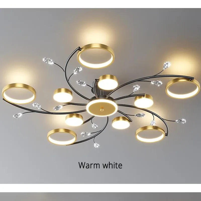 2022 New Modern LED Chandelier Lamp Golden Lustre For Living Room Bedroom Study Room Crystal Decorative Ceiling Cchandelier
2022 New Modern LED Chandelier Lamp Golden Lustre For Living Room Bedroom Study Room Crystal Decorative Ceiling Cchandelier