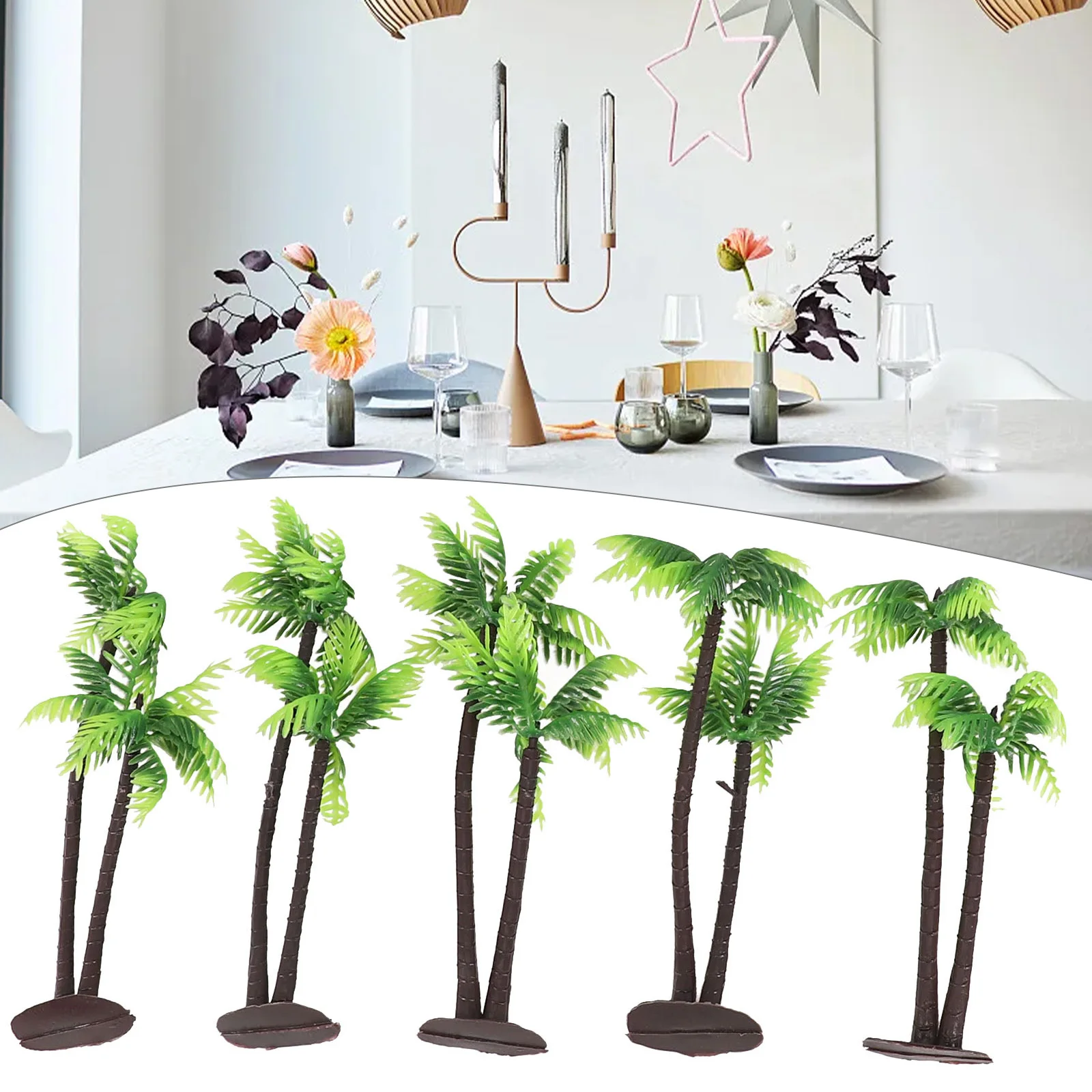 5Pcs Mini Plastic Coconut Palm Tree Plant Craft Micro Landscape Aquarium Decor DIY Living Room Study Decor Craft Scenery Model
5Pcs Mini Plastic Coconut Palm Tree Plant Craft Micro Landscape Aquarium Decor DIY Living Room Study Decor Craft Scenery Model