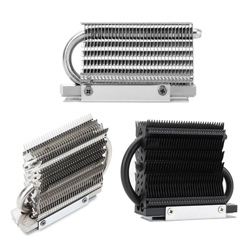 

HR-09 2280 PRO M2 Drive AGHP SSD Cooler Fully Electroplated High Performance Heat Pipe Radiator Heatsink Dropship