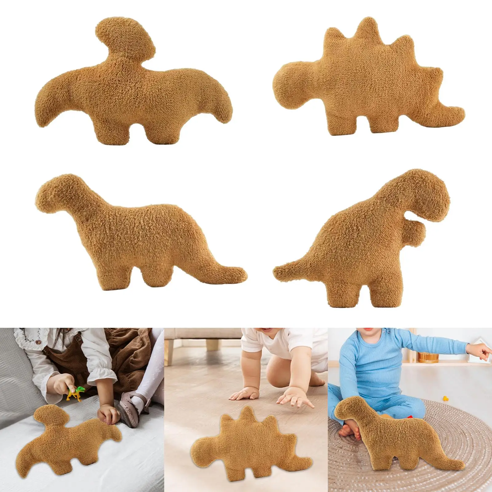 Dinosaur Chicken Nuggets Adorable Stuffed Animal for Children Room Home Decor Travel Aircraft Bedtime Story
Dinosaur Chicken Nuggets Adorable Stuffed Animal for Children Room Home Decor Travel Aircraft Bedtime Story