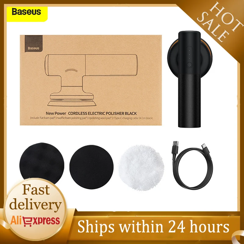 Original Baseus Polishing Machine Wireless Polisher Tool Adjustable Speed Auto Waxing Tools 3800 rpm Portable Car Accessories
Original Baseus Polishing Machine Wireless Polisher Tool Adjustable Speed Auto Waxing Tools 3800 rpm Portable Car Accessories