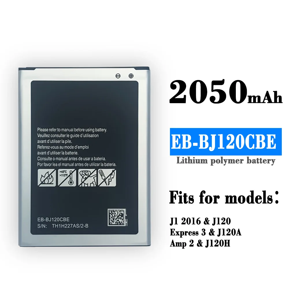 100% Oginal High Quality Replacement Battery For Samsung J120 Express 3 EB-BJ120CBE Mobile Phone New Built-in Batteries
100% Oginal High Quality Replacement Battery For Samsung J120 Express 3 EB-BJ120CBE Mobile Phone New Built-in Batteries