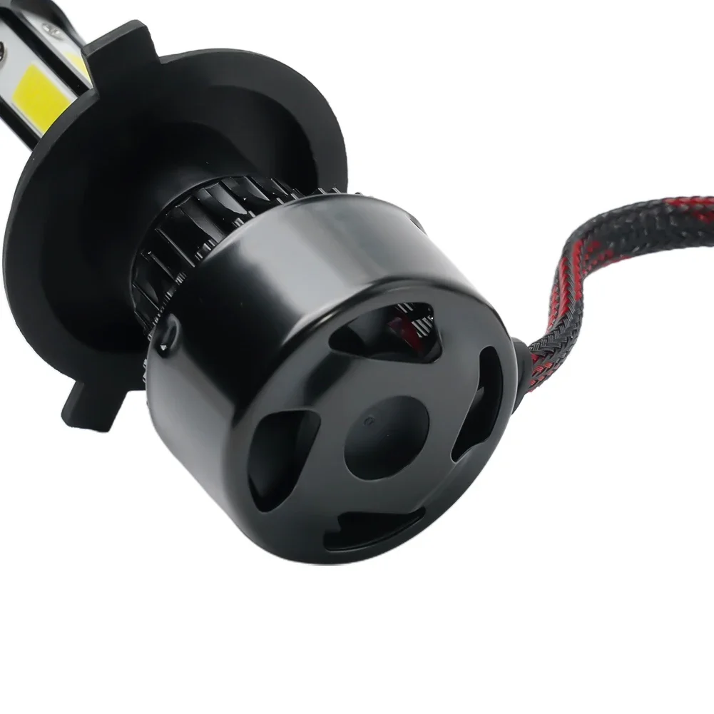 2 PCS 4-Sides H4 Car LED Headlight Bulbs High/Low Beam 6500K 9003 HB2 2500W 375000LM Black Waterproof Spotlight Car Accessories
2 PCS 4-Sides H4 Car LED Headlight Bulbs High/Low Beam 6500K 9003 HB2 2500W 375000LM Black Waterproof Spotlight Car Accessories