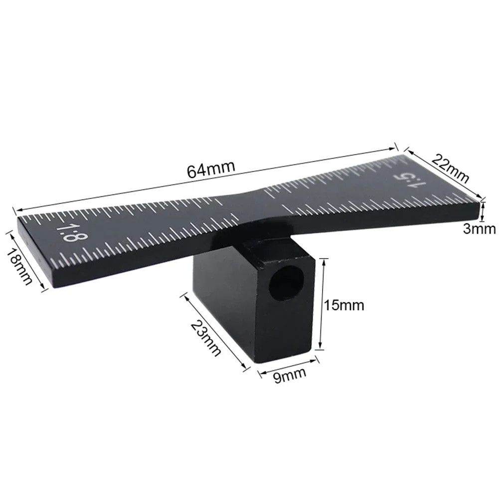 Woodworking Dovetail Marker Aluminum Alloy Dovetail Marking Template 1:5 & 1:8 Marked For Hardwood Or Softwood Wear Resistance
Woodworking Dovetail Marker Aluminum Alloy Dovetail Marking Template 1:5 & 1:8 Marked For Hardwood Or Softwood Wear Resistance