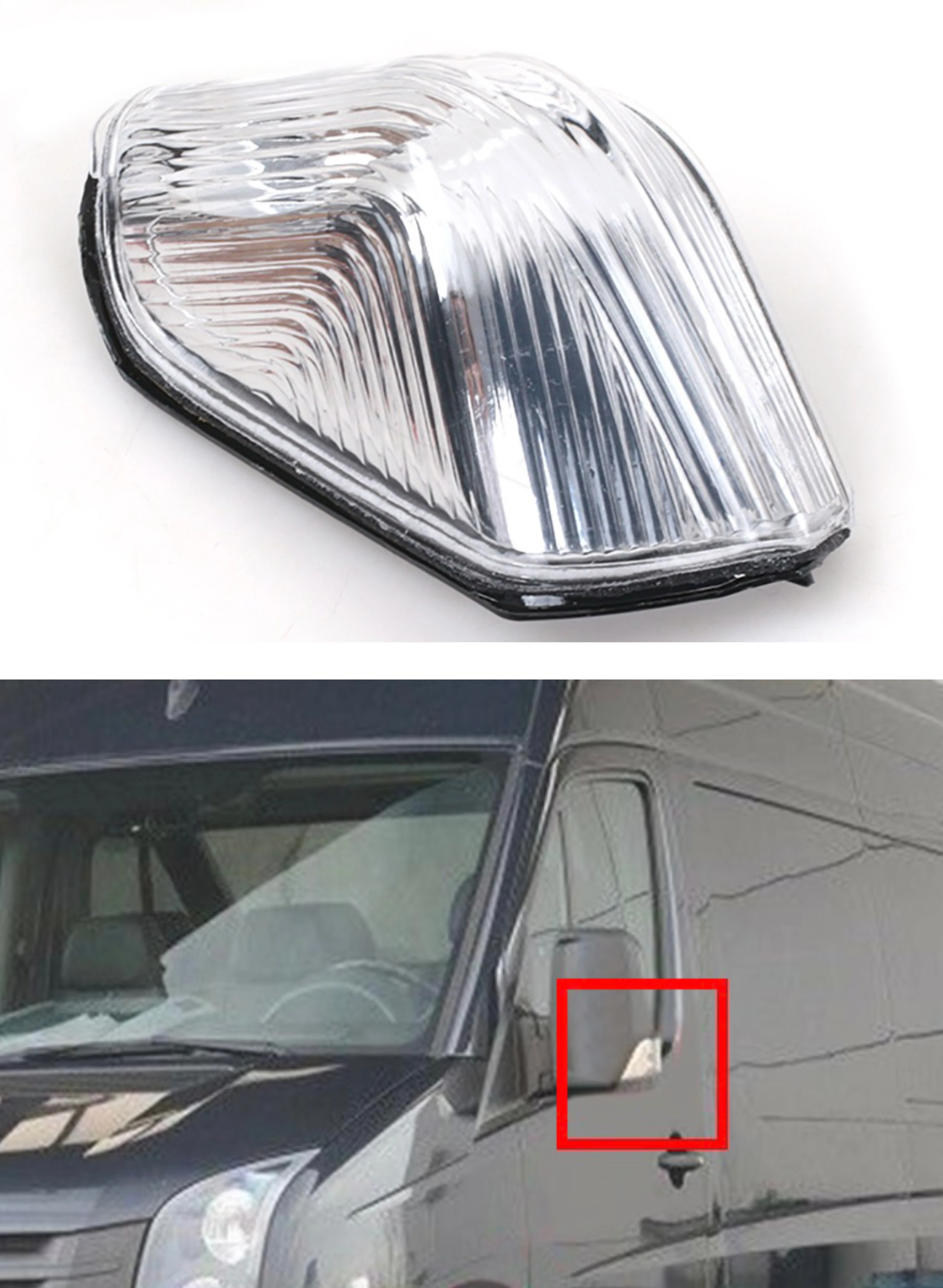 

Rear View Mirror Turn Signal Light Cover Shell For Volkswagen Crafter I 06-18 Auto LeftFor Mercedes Benz Sprinter 2006-2018