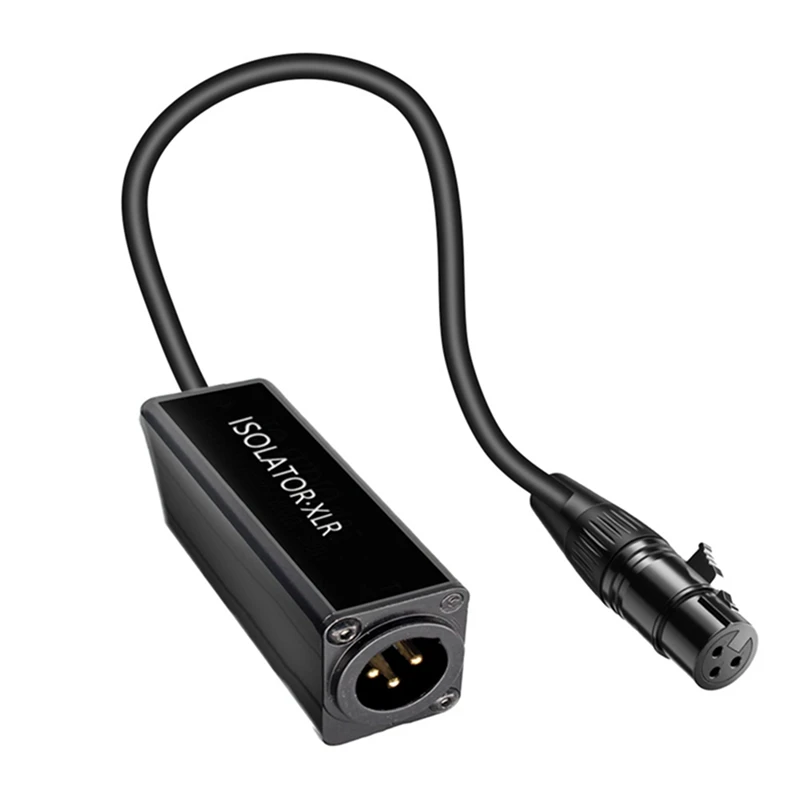 1 PCS Audio Cable Isolator XLR Eliminates Noise Ground Loop Audio Isolator Eliminates Noise Easy Install
1 PCS Audio Cable Isolator XLR Eliminates Noise Ground Loop Audio Isolator Eliminates Noise Easy Install