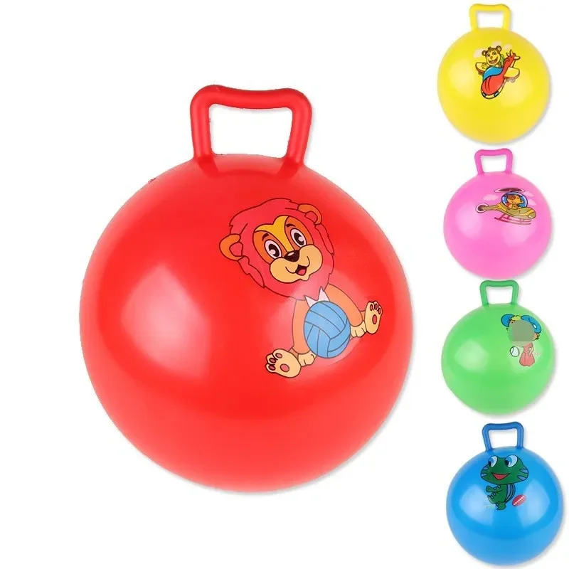 2Pcs 25CM Kids Handle PVC Jumping Ball Sports Grasping Toy Sense Training Cartoon Bouncing Ball Beach Swimming Pool Toys Gift 
2Pcs 25CM Kids Handle PVC Jumping Ball Sports Grasping Toy Sense Training Cartoon Bouncing Ball Beach Swimming Pool Toys Gift