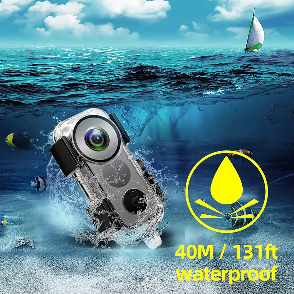 Водонепроницаемый корпус для Insta360 ONE X2, защитный корпус для подводного погружения 40 м (фута), аксессуары для камеры Aciton
Водонепроницаемый корпус для Insta360 ONE X2, защитный корпус для подводного погружения 40 м (фута), аксессуары для камеры Aciton
