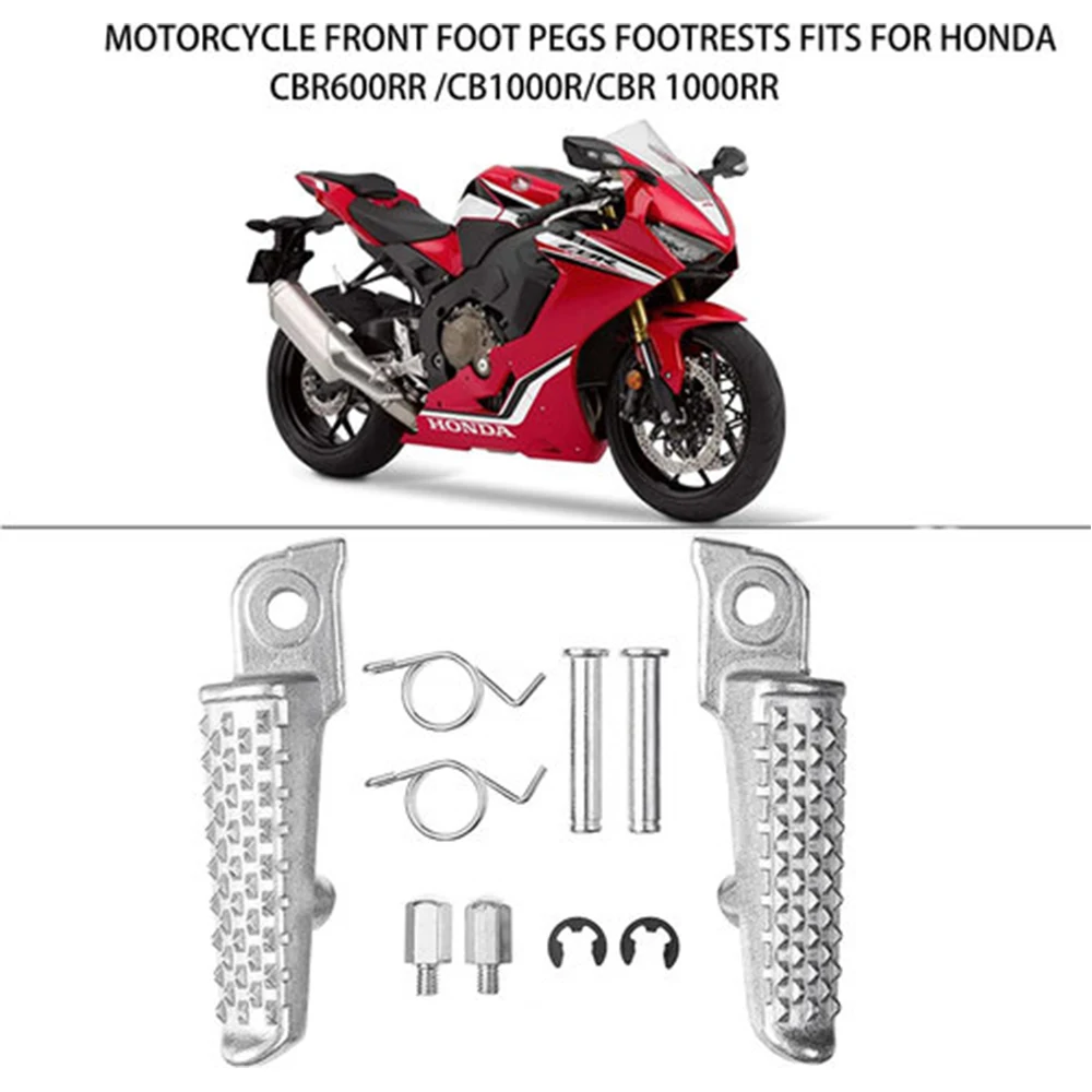 

Motorcycle Rider Passenger Front Rear Pedal Footrest Foot Pegs For HONDA CBR600RR CBR954 CBR1000RR CBR600F4i CB1000R CBR RR