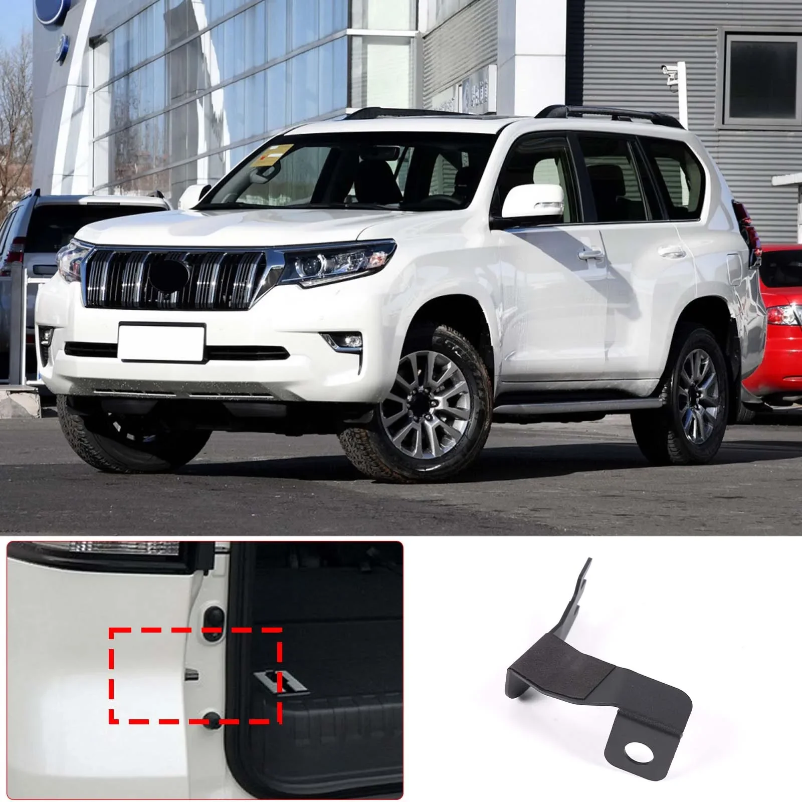 Car Tailgate Antenna Flagpole Bracket For Toyota Land Cruiser Prado FJ150 150 2010-2023 Antenna Flagpole Mounting Metal Base
Car Tailgate Antenna Flagpole Bracket For Toyota Land Cruiser Prado FJ150 150 2010-2023 Antenna Flagpole Mounting Metal Base