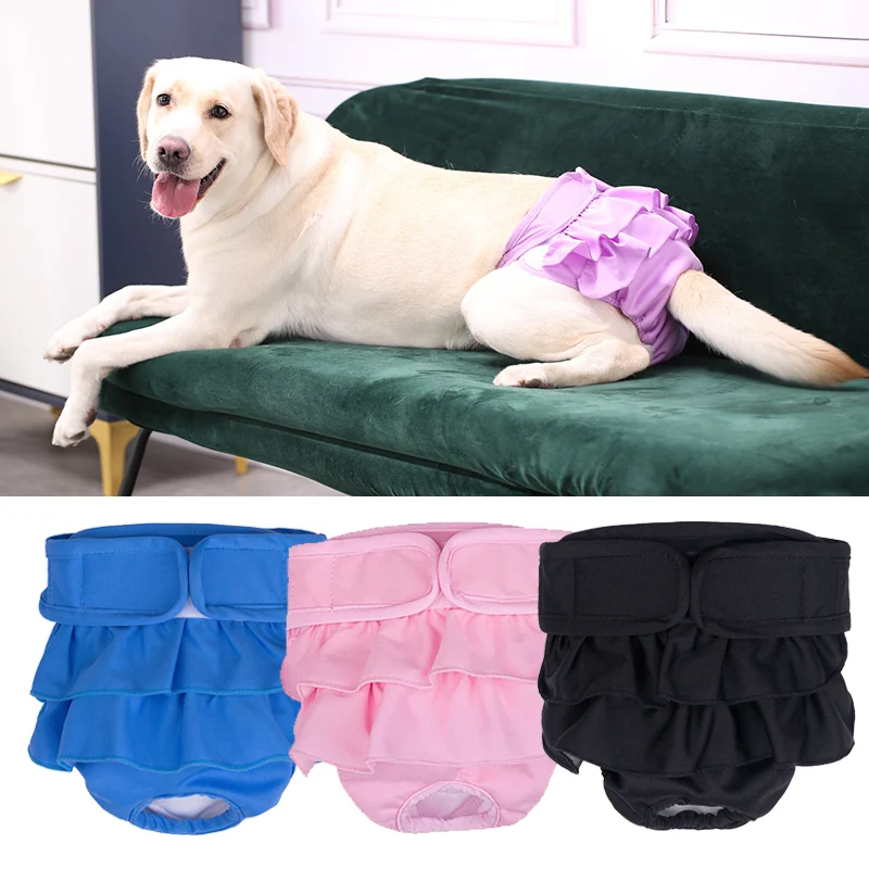 Reusable Female Pet Physiological Pants Washable Big Dog Sanitary Panties Diapers for Medium Large Dogs mascotas Supplies
Reusable Female Pet Physiological Pants Washable Big Dog Sanitary Panties Diapers for Medium Large Dogs mascotas Supplies