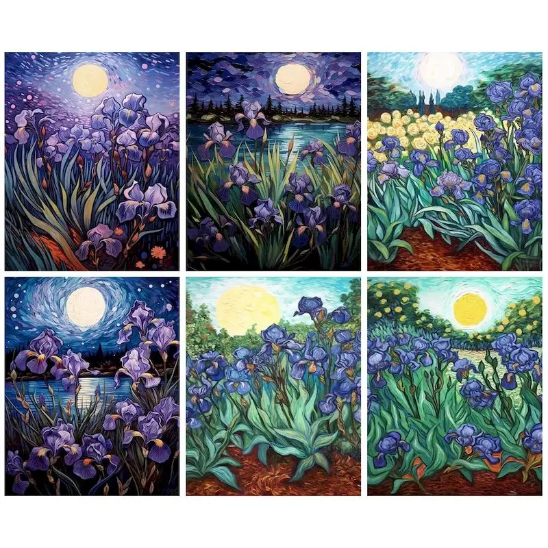CHENISTORY DIY Paint By Number Iris HandPainted Painting Art Gift Pictures By Numbers Flowers Kits Drawing On Canvas Home Decor
CHENISTORY DIY Paint By Number Iris HandPainted Painting Art Gift Pictures By Numbers Flowers Kits Drawing On Canvas Home Decor