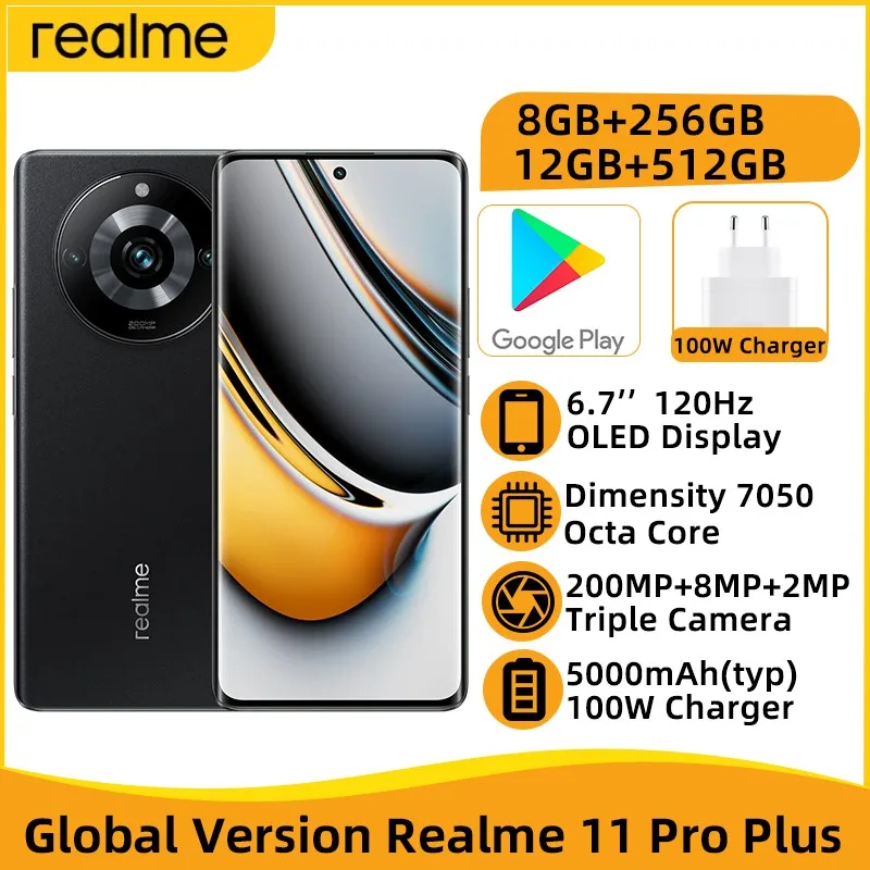 Глобальная версия realme 11 Pro Plus NFC Dimensity 7050 Octa Core 6,7-дюймовый OLED-дисплей с частотой 120 Гц 200-мегапиксельная камера OIS 5000 мАч 100 Вт зарядное устройство
Глобальная версия realme 11 Pro Plus NFC Dimensity 7050 Octa Core 6,7-дюймовый OLED-дисплей с частотой 120 Гц 200-мегапиксельная камера OIS 5000 мАч 100 Вт зарядное устройство